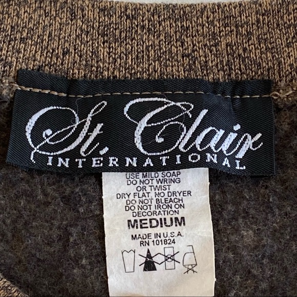 Vintage Y2K St. Clair International Jeweled Heather Cardigan - Picture 6 of 10